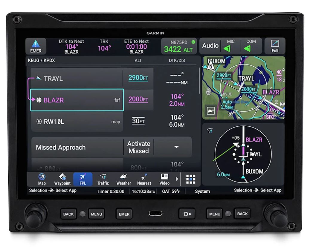 Garmin AXIS GDU 80LX 8-Inch Experimental Landscape Display | 010-04144-00