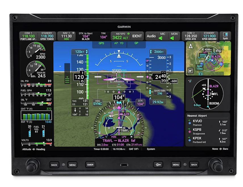 Garmin AXIS GDU 116NC 11.6-Inch IFR NAV/COMM Flight Display | 010-03002-00